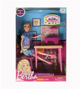 11-INCH STYLISH SEWN 鑺?DOLLS - OBL874918