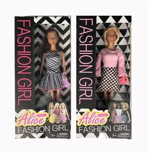 11 INCH STYLISH BLACK-SKINNED CASUAL 鑺?DOLL - OBL874955