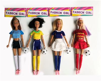 11 INCH JOINT SOCCER BARBIE DOLL - OBL875255