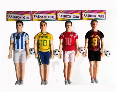 11 INCH JOINT SOCCER MALE BARBIE DOLL - OBL875323