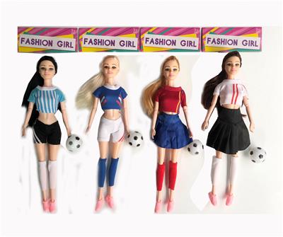 11 INCH JOINT SOCCER BARBIE DOLL - OBL875324