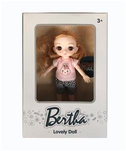 6-INCH JOINT FASHION REAL EYE DOLL - OBL875380