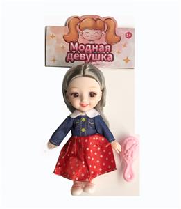 6-INCH JOINT FASHION REAL EYE DOLL - OBL875405