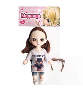 6-INCH JOINT FASHION REAL EYE DOLL - OBL875433