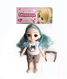 6-INCH JOINT FASHION REAL EYE DOLL - OBL875436