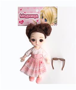 6-INCH JOINT FASHION REAL EYE DOLL - OBL875442