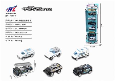 1:64 SLIDING ALLOY POLICE CAR - OBL876202