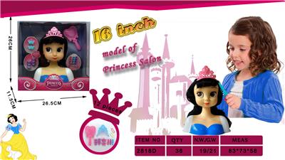 16 INCH HALF-BODY PRINCESS ANNA MAKEUP HEAD - OBL876214