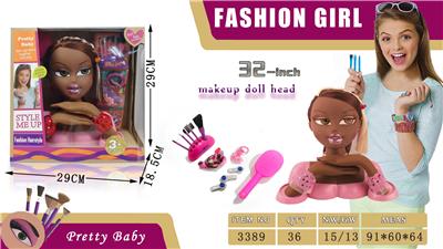 32 INCH BEZIASMIN DOLL MAKEUP HEAD - OBL876267
