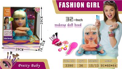 32 INCH BEZKOLO DOLL MAKEUP HEAD - OBL876270