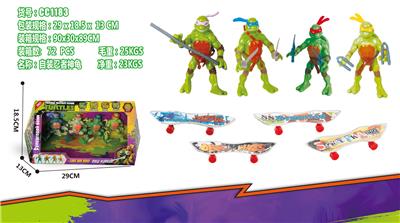 SELF LOADING / NINJA TURTLE \/ ALLOY SKATEBOARD - OBL876346