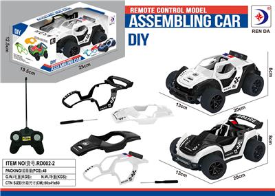 四通遥控警车 - OBL876717