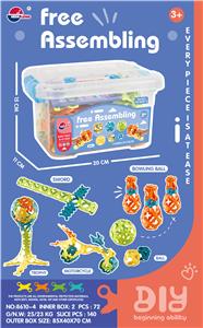 PUZZLE BUILDING BLOCKS (140PCS) - OBL876819