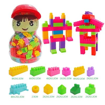 MEDIUM PARTICLE BUILDING BLOCKS MENS AND GIRLS CANS 220PCS - OBL877031