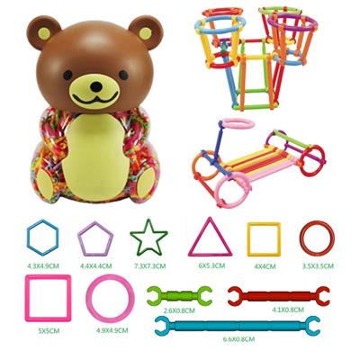 350PCS BEAR CAN IN SMART STICK BUILDING BLOCK - OBL877033