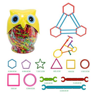 SMART STICK BUILDING BLOCKS OWL CAN 800PCS - OBL877035