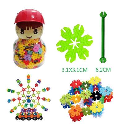 3.1CM LEAF SNOWFLAKE BRICK BOYS AND GIRLS CAN 800PCS - OBL877045