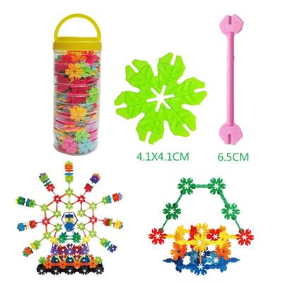 4.1CM LEAF SNOWFLAKE BRICK ROUND BOTTLE CAN 180PCS - OBL877072