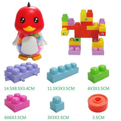 LARGE GRANULE BUILDING BLOCK DUCK CAN 35PCS - OBL877085