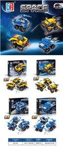 PUZZLE SPACE HUILI BUILDING BLOCK COMBAT VEHICLE (43PCS-49PCS) - OBL877208