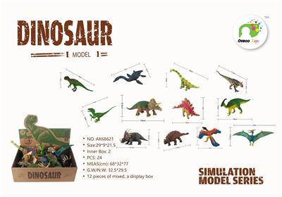 12 DINOSAUR MODELS - OBL877259