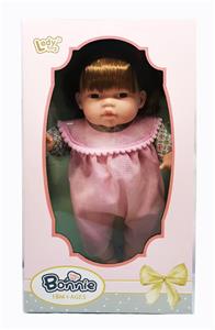 12 INCH COTTON BODY WINTER DRESS FEMALE DOLL MAKES 12 SOUND IC - OBL877345
