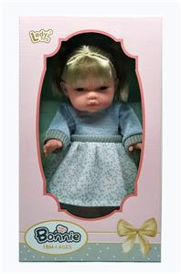 12 INCH FULL GLUE WOOL JUMPER SKIRT LONG HAIR DOLL - OBL877350