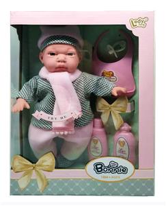 12 INCH COTTON BODY WINTER DRESS MALE DOLL MAKES 12 SOUND IC - OBL877354