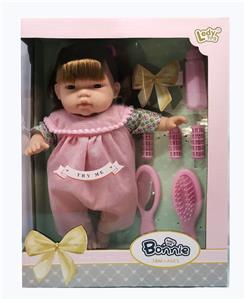 12 INCH COTTON BODY WINTER DRESS FEMALE DOLL MAKES 12 SOUND IC - OBL877355