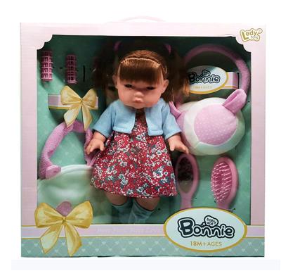 12 INCH FULL ENAMEL LONG HAIR GIRL DOLL - OBL877362