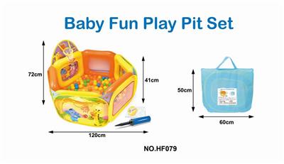 BALL POOL TENT WITH INFLATABLE BLADDER - OBL877633