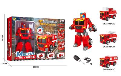 DIY ASSEMBLY DEFORMED FIRE ENGINE - OBL877666