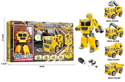 DIY ASSEMBLY DEFORMATION ENGINEERING VEHICLE - OBL877667