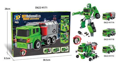 DIY ASSEMBLY DEFORMED SANITATION VEHICLE - OBL877694