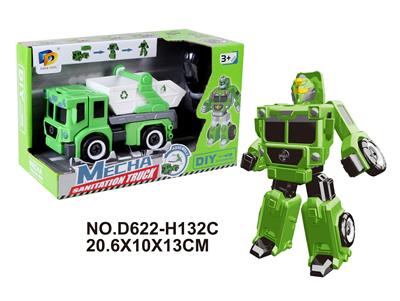 DIY ASSEMBLY DEFORMED SANITATION VEHICLE - OBL877713