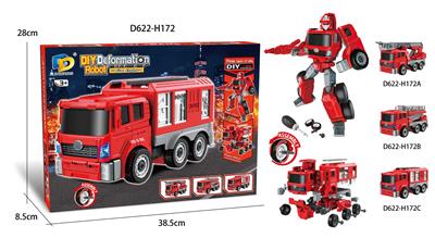 DIY ASSEMBLY DEFORMED FIRE ENGINE - OBL877722