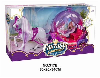 STATIC HORSE AND DIAMOND BALL CAR - OBL877776