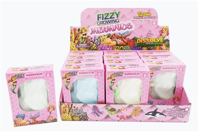 气泡膨胀美人鱼化石 - OBL877876