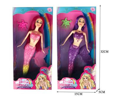 11 INCH LIGHT MERMAID BARBIE DOLL / REAL BODY \/ 2 MIXED \/ ELECTRIC PACKAGE - OBL878687