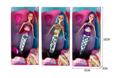 11 INCH FASHION MERMAID BARBIE DOLL / BODY \/ 3 MIXED - OBL878691