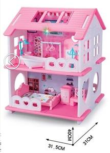 DIY VILLA SET WITH LIGHT AND A 6-INCH BARBIE - OBL879143