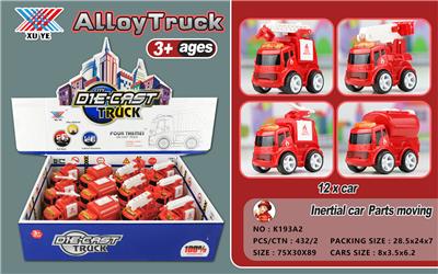 1: 43 ALLOY Q FIRE ENGINE (12 PIECES) - OBL879403