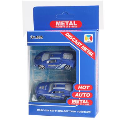 合金仿2只警察仿真合金车 - OBL879618