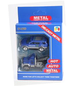 警察合金车+2合金小车 - OBL879625