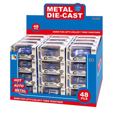 SIX POLICE SIMULATION ALLOY CARS AND ONE ALLOY AIRCRAFT (48PCS) - OBL879659