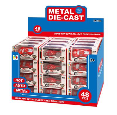 SIX FIRE FIGHTING SIMULATION ALLOY CARS AND ONE ALLOY AIRCRAFT (48PCS) - OBL879660