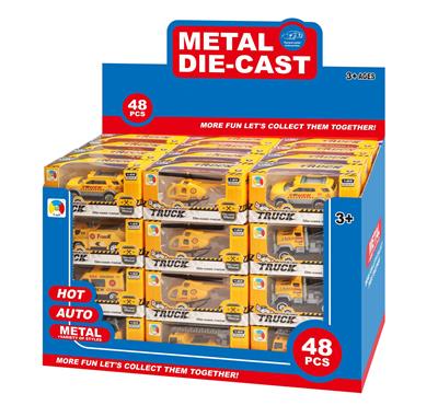 SIX ENGINEERING ALLOY CARS AND ONE ALLOY AIRCRAFT (48PCS) - OBL879665