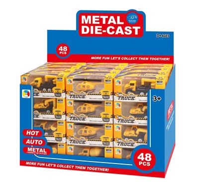 SIX ENGINEERING ALLOY CARS AND ONE ALLOY AIRCRAFT (48PCS) - OBL879666