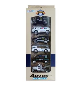 SIX POLICE ALLOY CARS - OBL879730