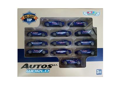 12 SIMULATION POLICE ALLOY CARS - OBL879755